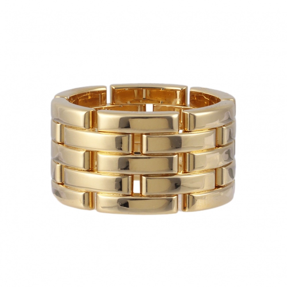 Cartier Mayon Pantale Ring 18K Yellow Gold