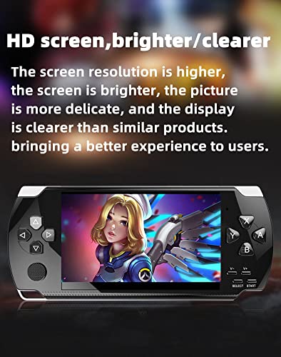 Retro Video Game Console Screen Built-in 2000 Games Handheld Game Console Multiple Emulators Mini Portable Game Device MP3 MP4 Music TV Output E-Bbook Children/Men/Festivals