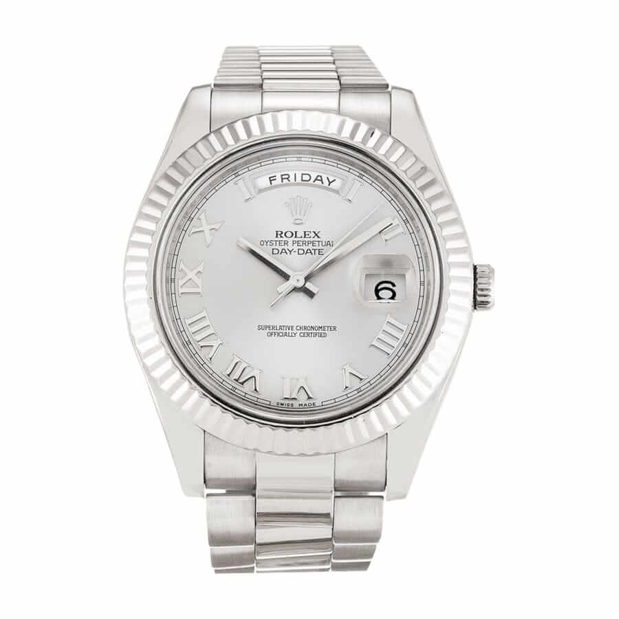 Rolex Day-Date 218239-0041 “White Roman Dial” First-Class Clone