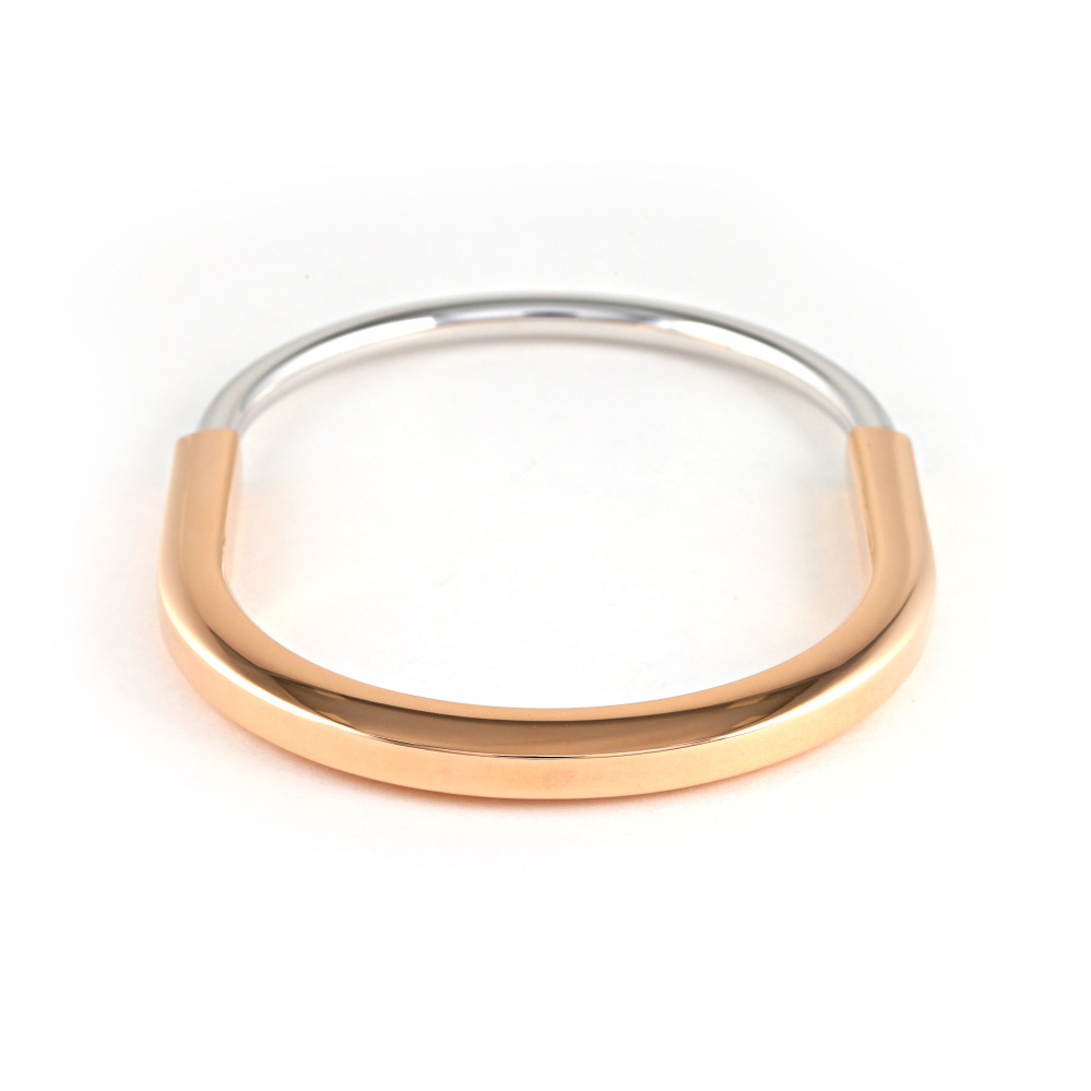 Tiffany & Co. Lock Bracelet 18K White Gold & 18K Rose Gold 73027411