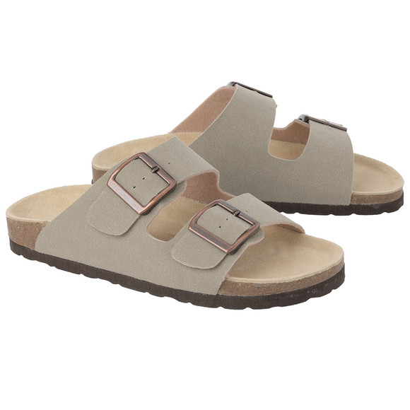 Gina Benotti Damen Sandalen in Veloursleder-Optik