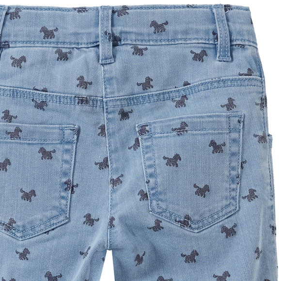 Topomini Baby Jeans mit Pferde-Print