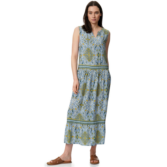 Gina Benotti Damen Maxikleid mit Allover-Muster