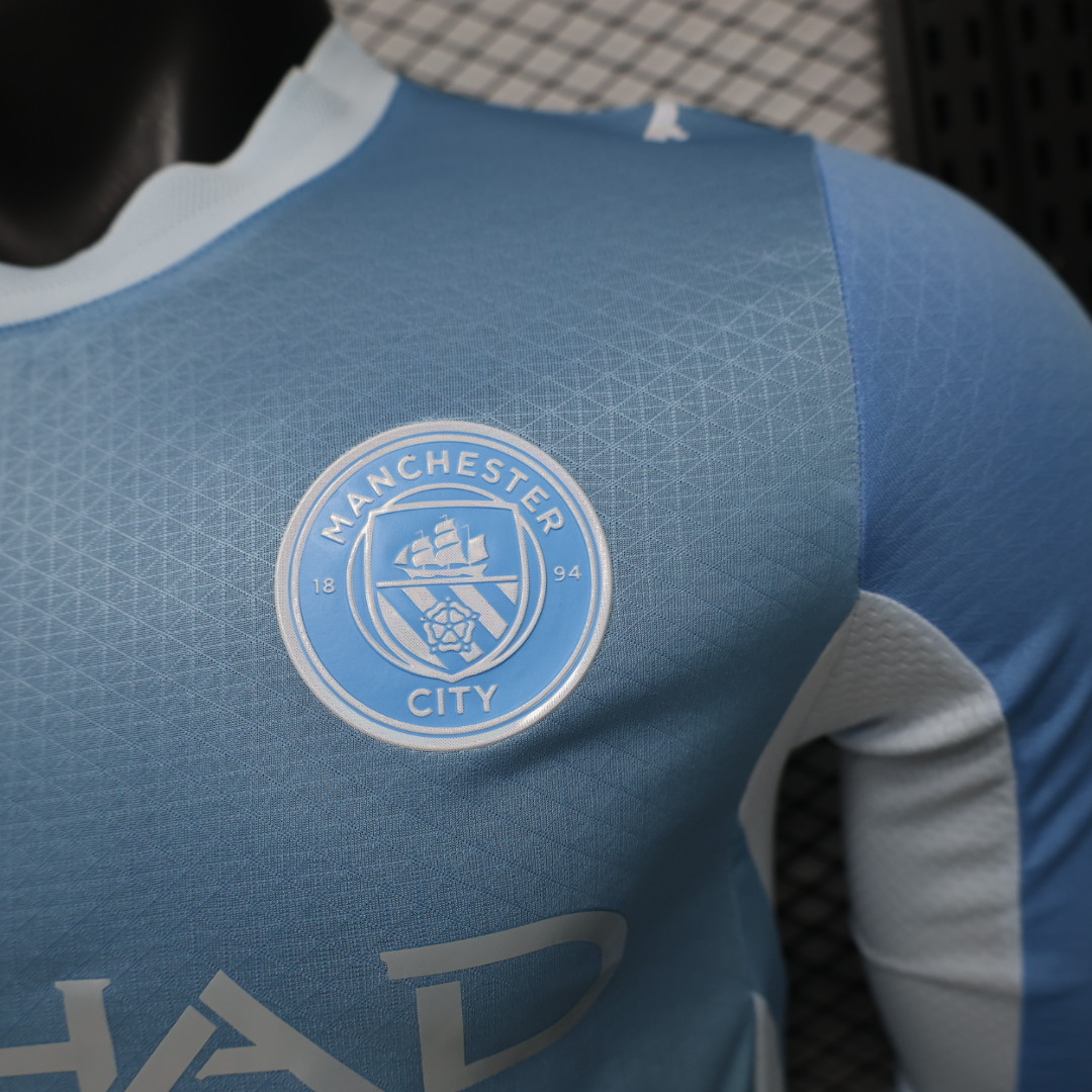 Player Version Manchester City 2026/27 Home Jersey Long Sleeves S-3XL 4