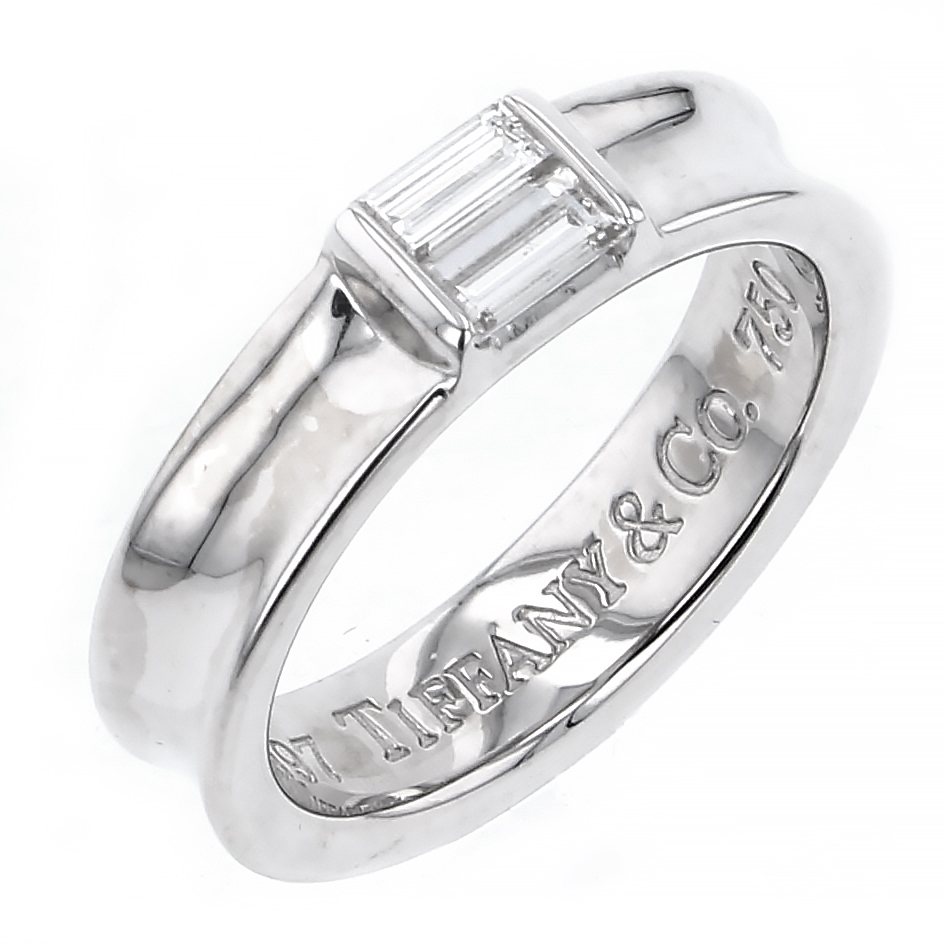 Tiffany & Co. Tiffany White Gold Diamond Ring K18WG