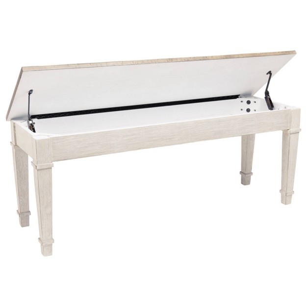 Skempton Storage Bench Two tone Signature Design By Ashley