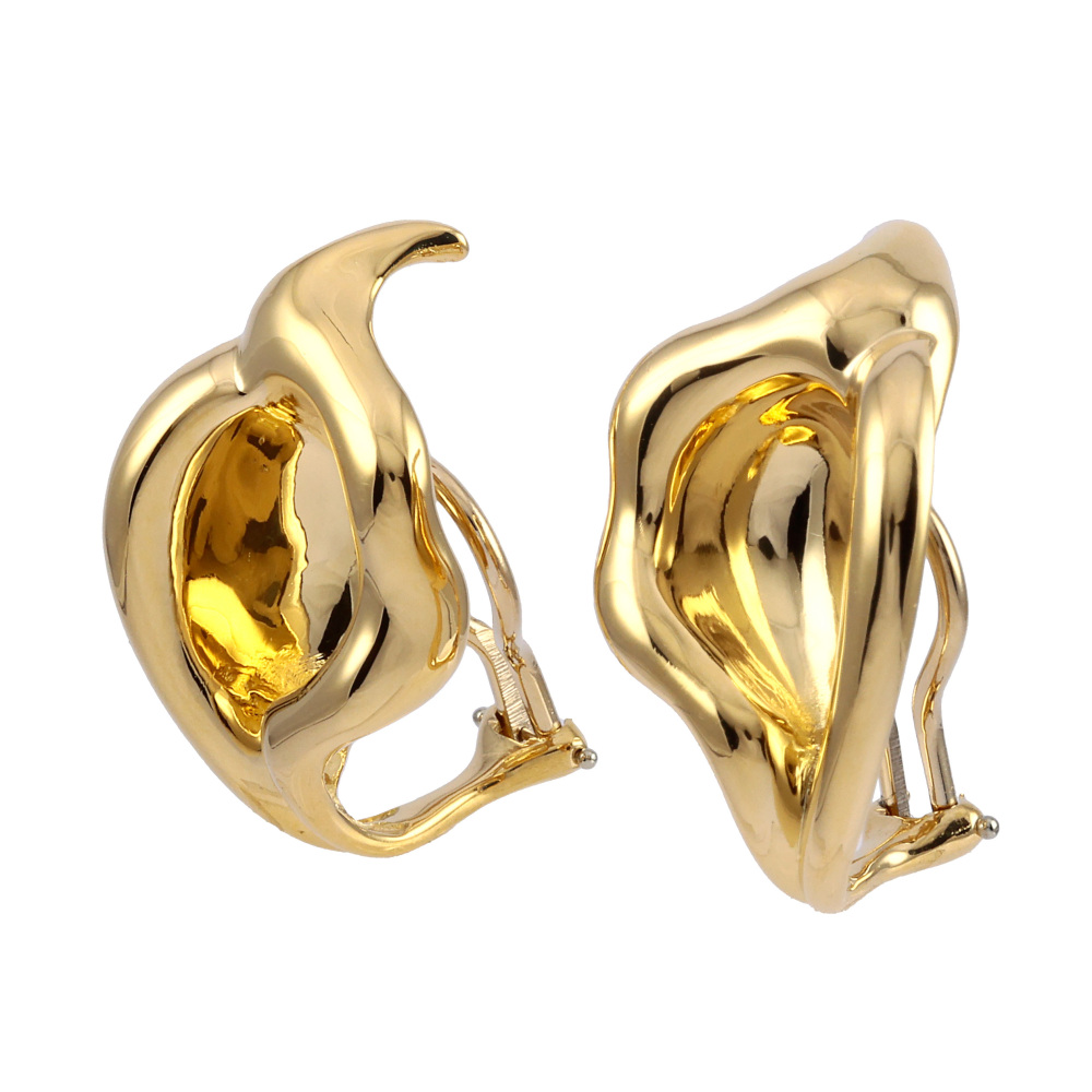 Tiffany & Co. Tiffany Elsa Peretti K18YG Yellow Gold Earrings