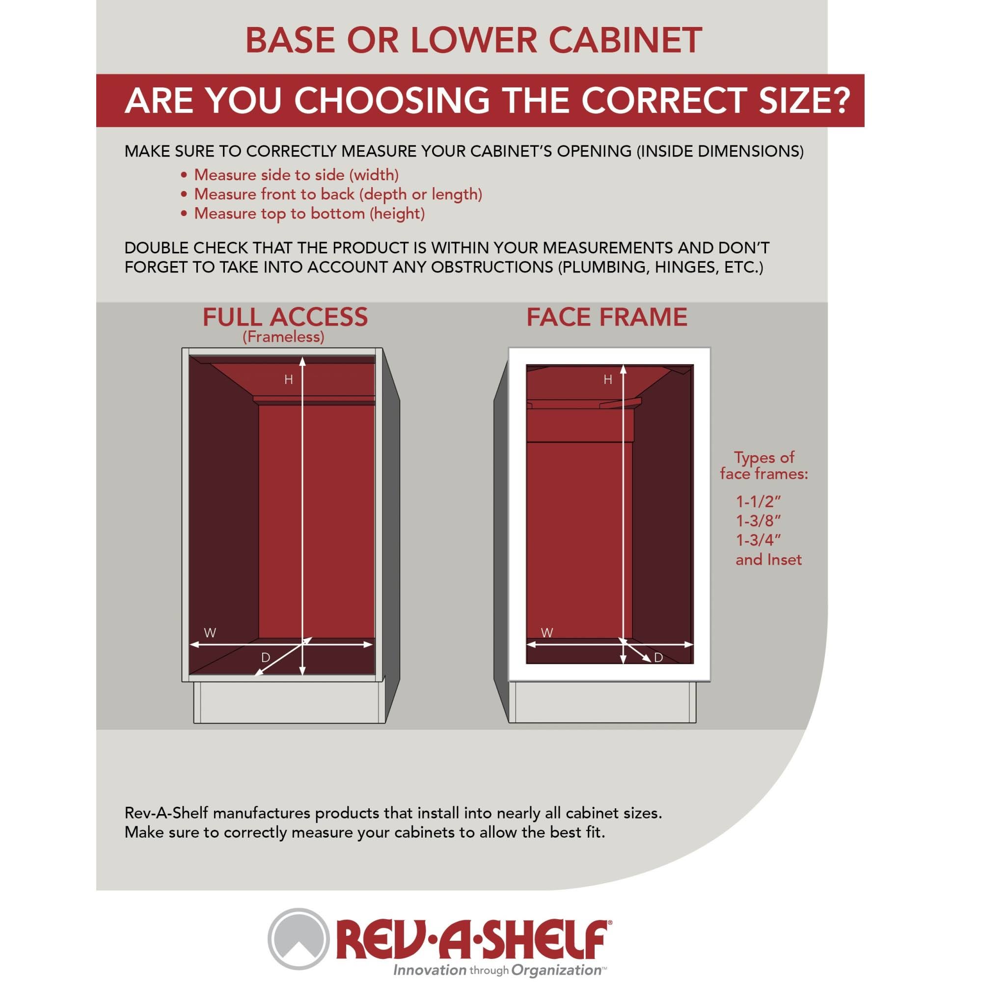 Rev-A-Shelf - 4PIL-18SC-2 - 15x22 Wood Pilaster System Kit