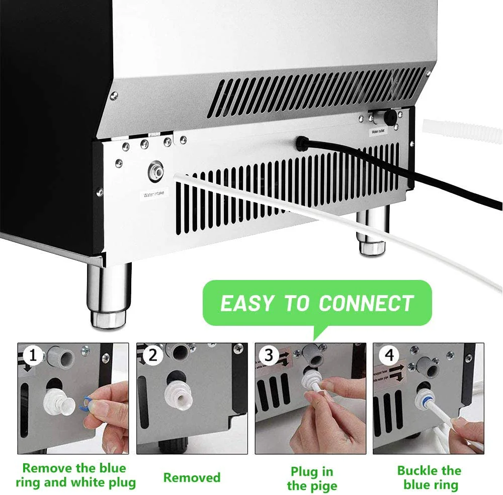 100LBS/200LBS/265LBS  Freestanding Commercial Ice Maker Z5845A