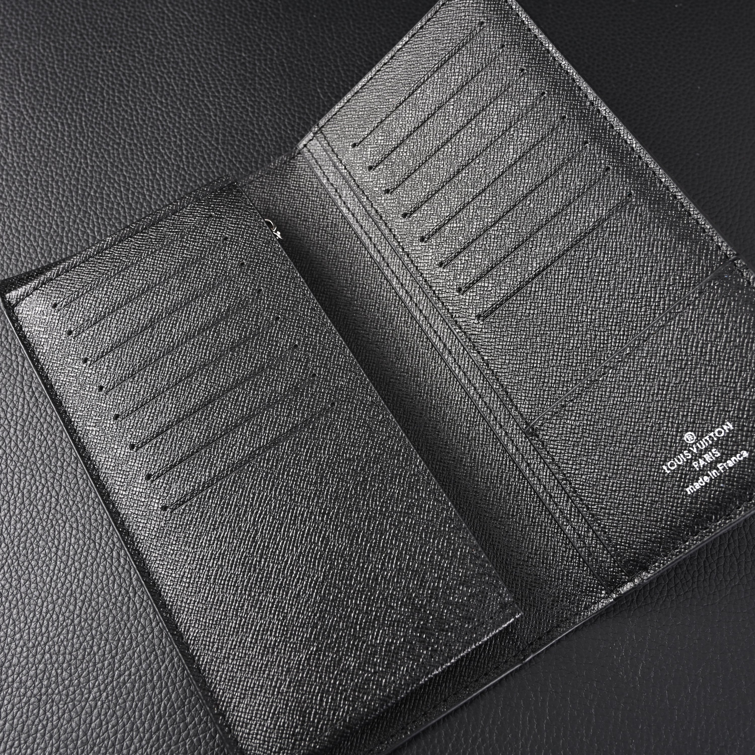 Louis Vuitton Brazza Wallet – Damier Graphite Canvas Long Bifold (N62665)