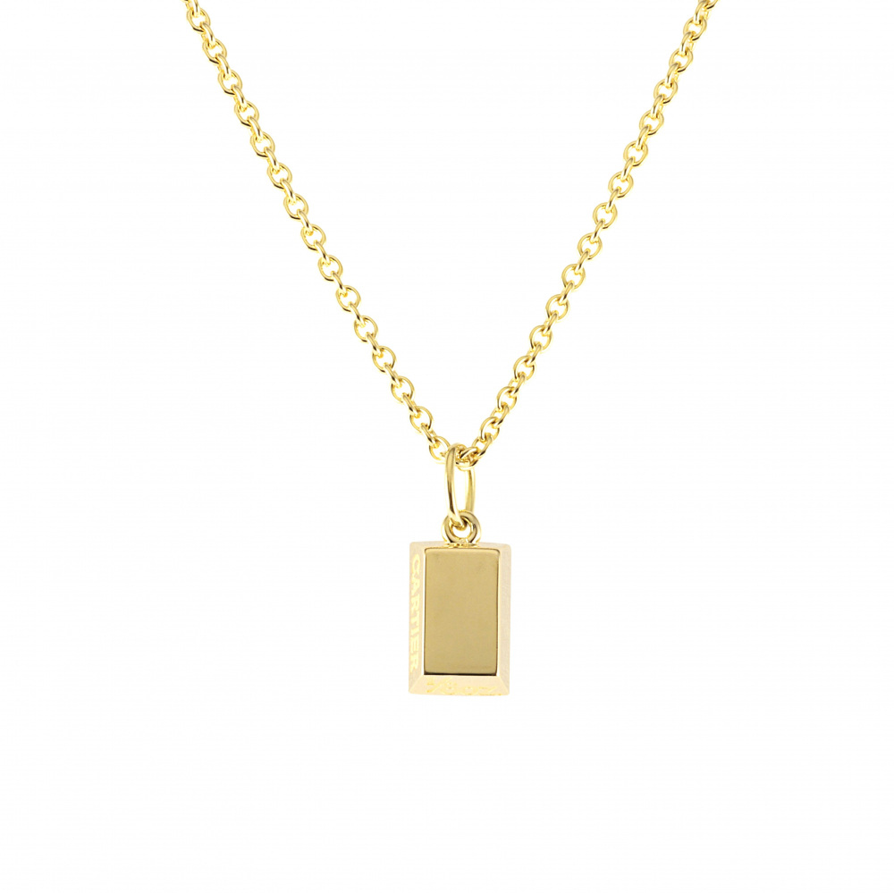 Cartier Ingot K18YG Yellow Gold Necklace
