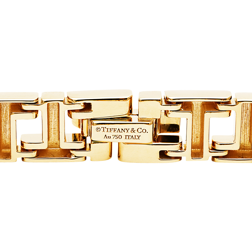 Tiffany & Co. Tiffany T True Bracelet 18K Yellow Gold