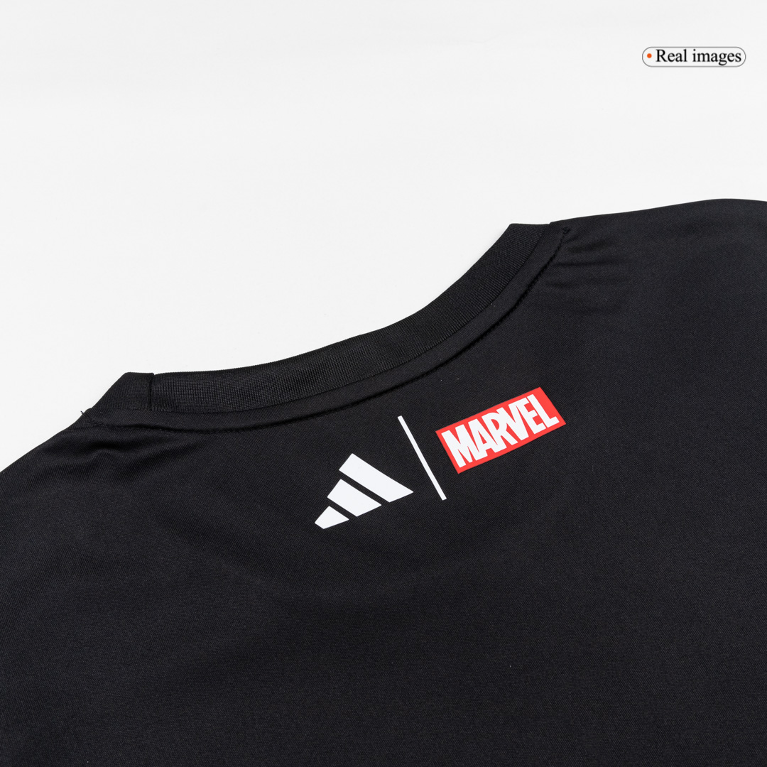 Real Madrid X Marvel Long Sleeve Jersey 25/26 Black