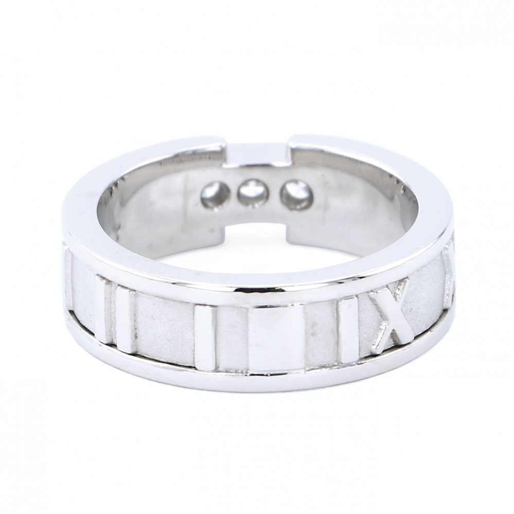 Tiffany & Co. Atlas Diamond Ring 18K White Gold