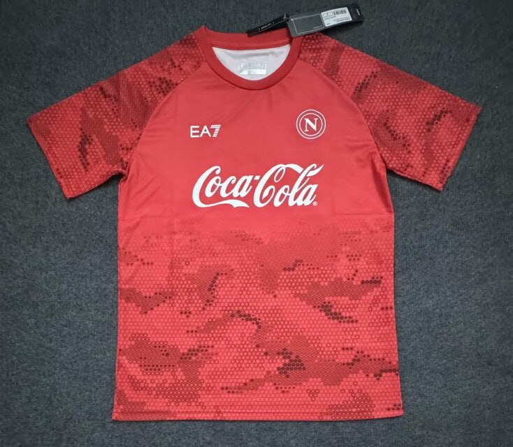 Napoli Training Man jersey 24/25 Red