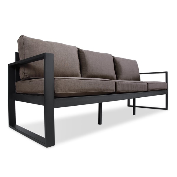 Baltic Sofa in Black by Real Flame