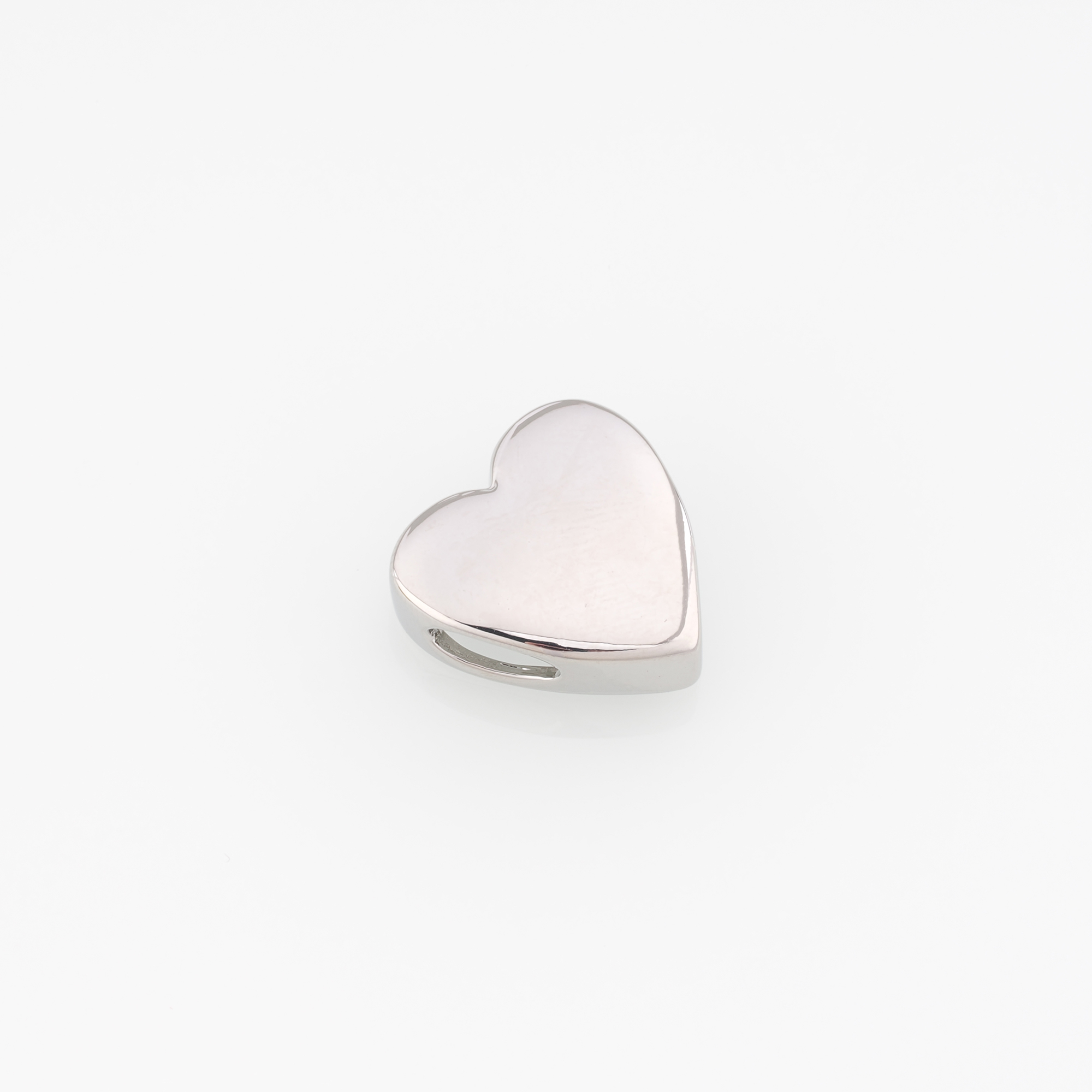 18K Gold Filled Heart Spacer Beads,Heart Bead for Bracelet Jewelry Necklace Making Supply