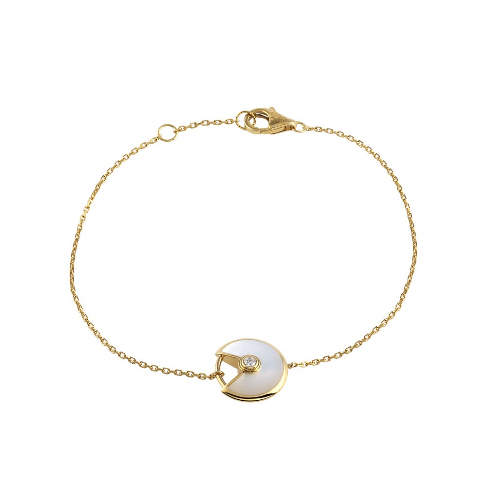 Cartier Amulet Sm Shell Bracelet 18K Yellow Gold