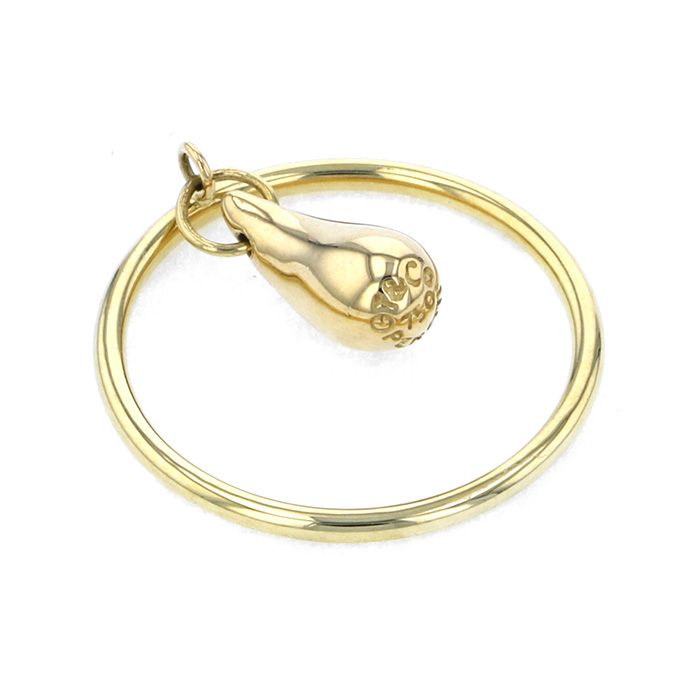 Tiffany & Co. Elsa Peretti Teardrop Ring 18K Yellow Gold