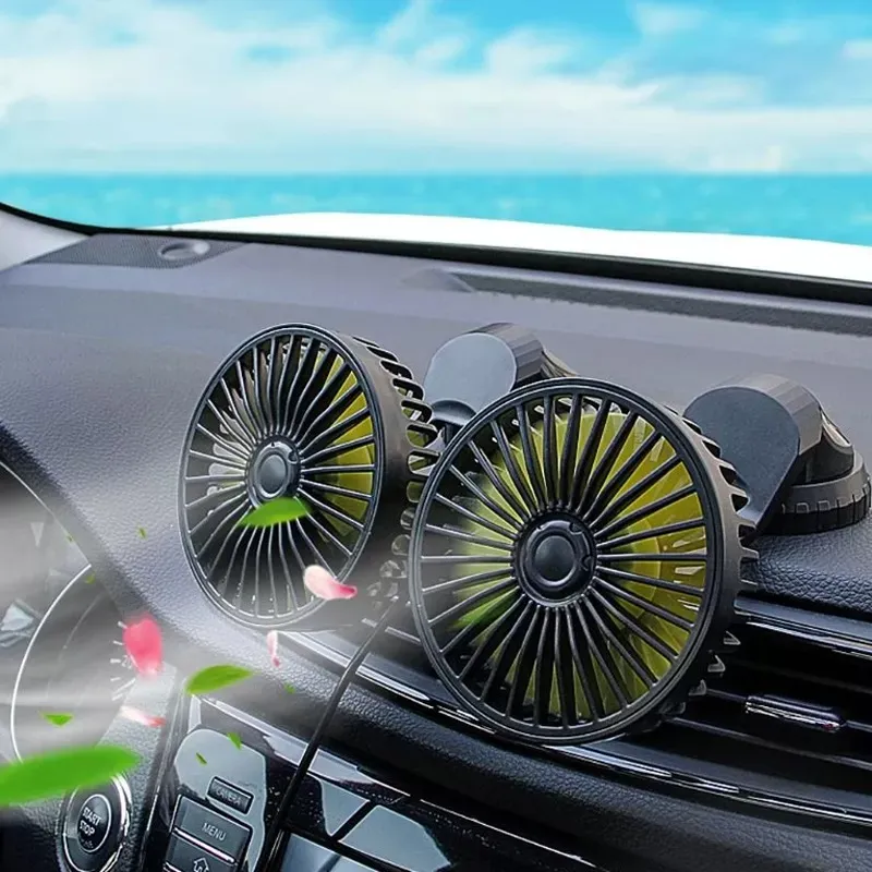 Adjustable Car Fan - Enjoy Double Air Conditioning