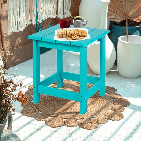 Side Table,Pool Composite Patio Table