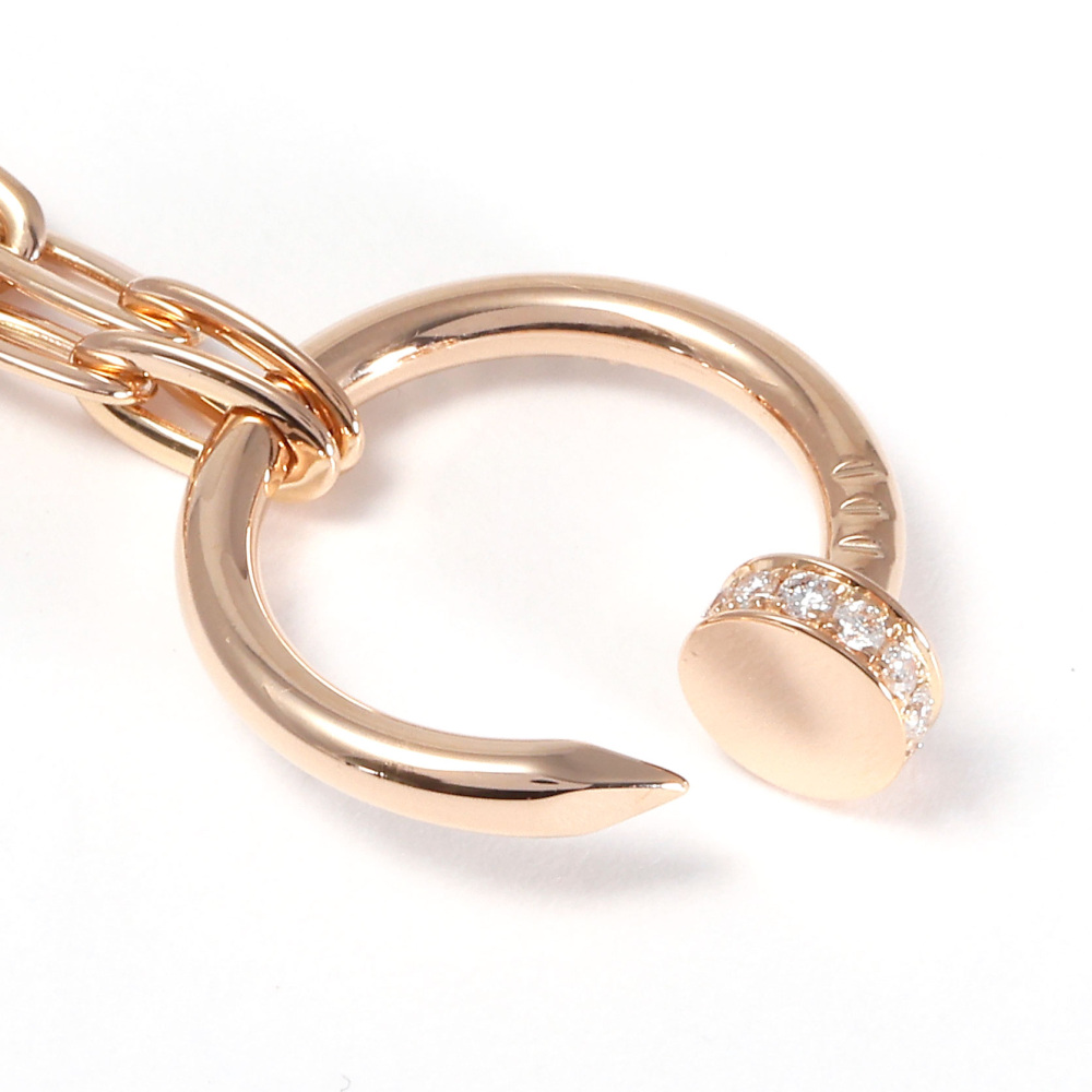 Cartier Juste un Clou Necklace 18K Rose Gold Diamond N7413500
