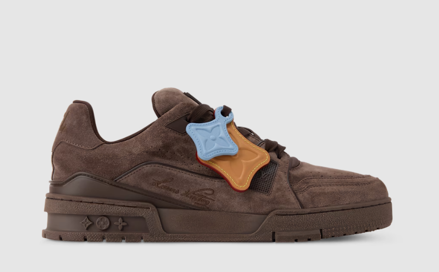 LV Trainer Distressed Sneaker