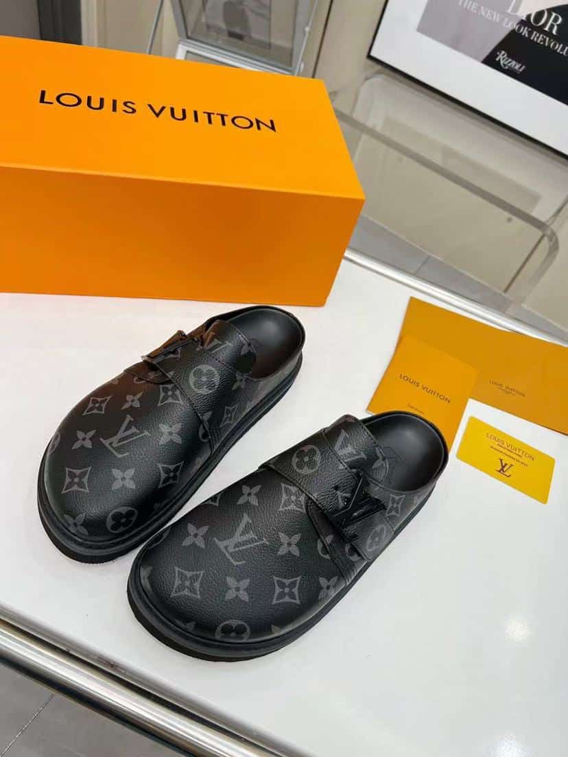 Louis Vuitton Easy Mule Monogram Eclipse