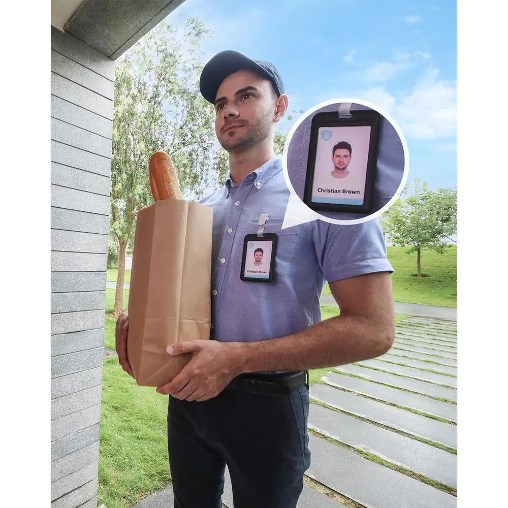 2026 Security Video Doorbell 2K Wi-Fi Wireless Smart Video Camera with Chime – Black