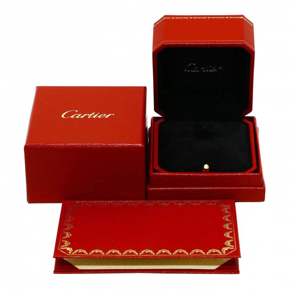 Cartier Mayon Pantale Ring 18K Rose Gold Diamond