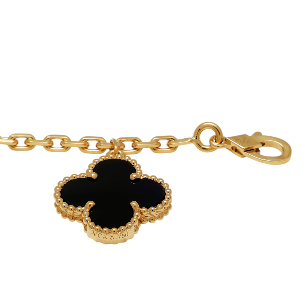 Van Cleef & Arpels Magic Alhambra 5 Motifs Bracelet 18K Yellow Gold VCARD78700