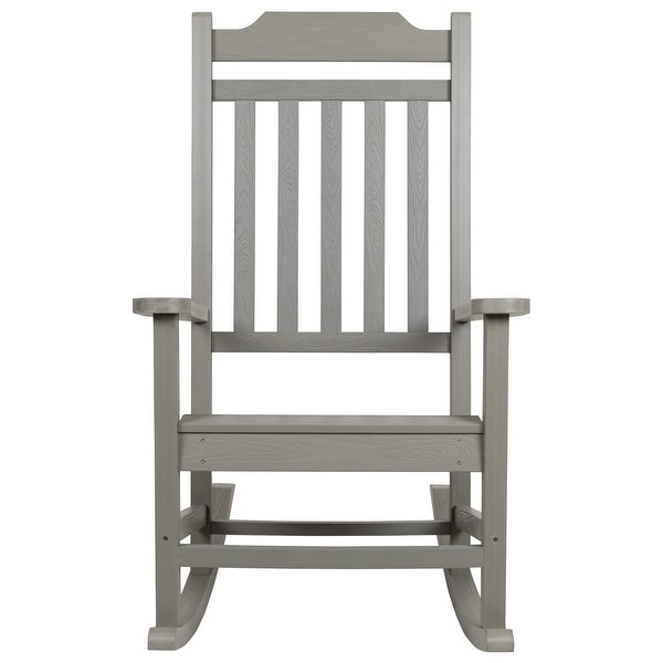 2 Pack AllWeather Faux Wood Rocking Chair