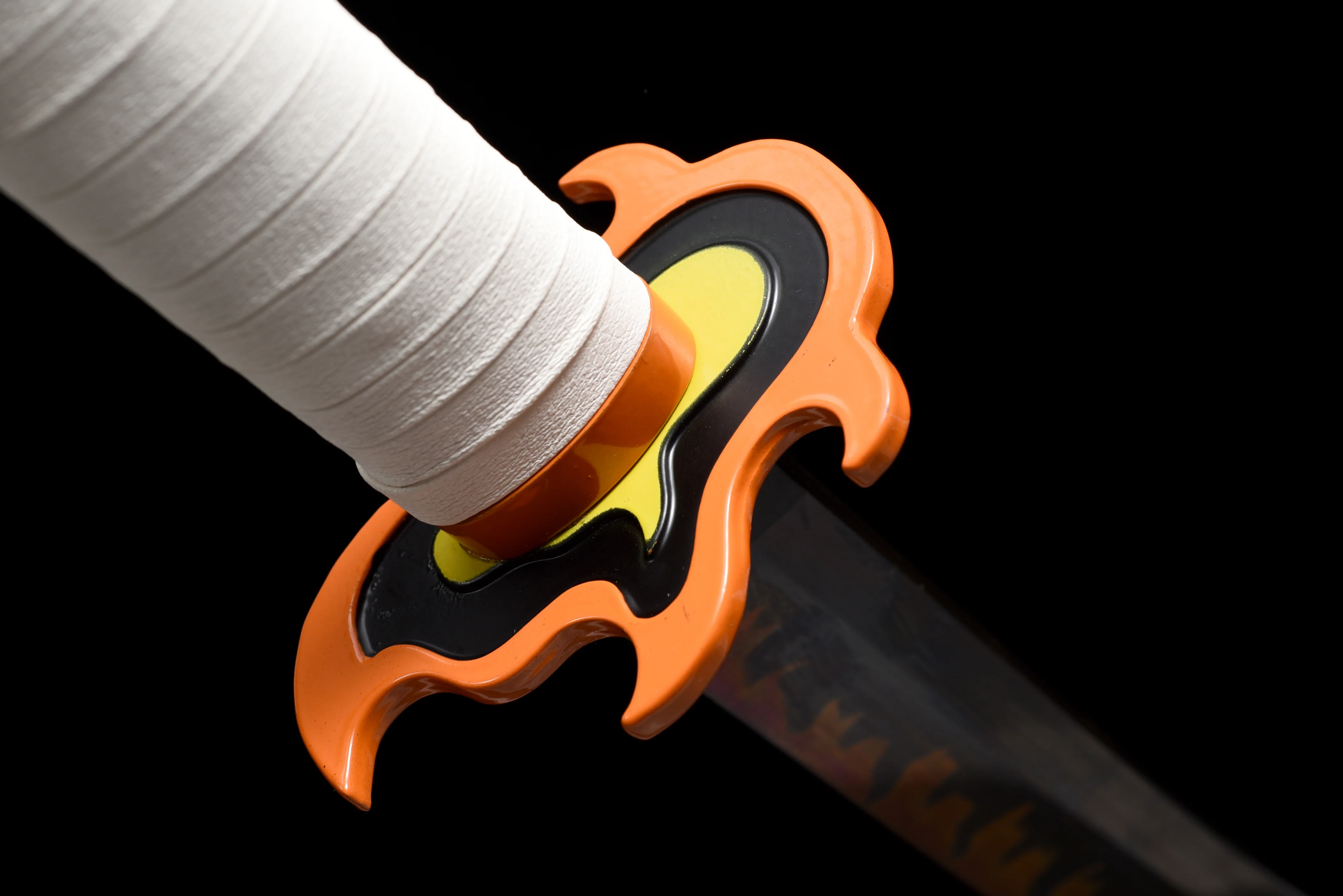 Rengoku Katana – T10 Clay Tempered, Real Hamon, Full Tang