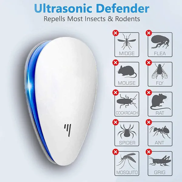 4-Pack: Pest Control Ultrasonic Repellent