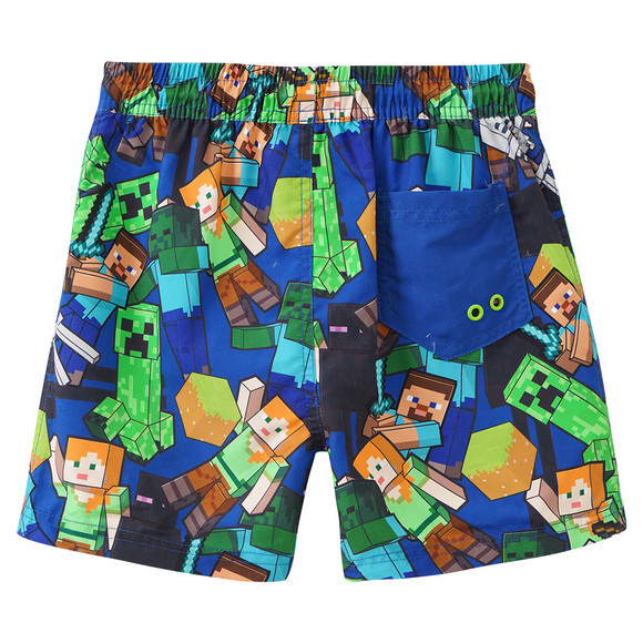 Yigga Minecraft Badeshorts mit Allover-Print