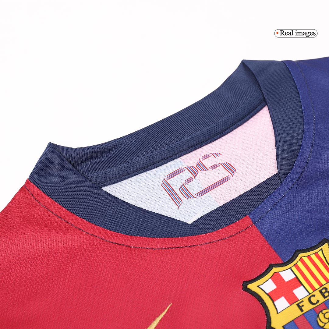 Barcelona Home Kids Soccer Jerseys Full Kit