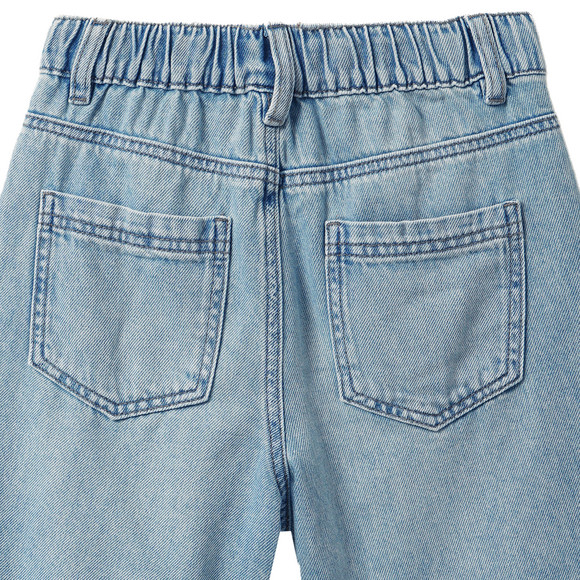 Yigga Jungen Jeans-Shorts mit Faltenwaschung