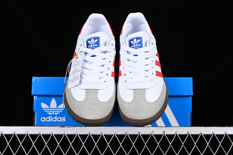 Adidas Samba Vegan White/Red IG1025