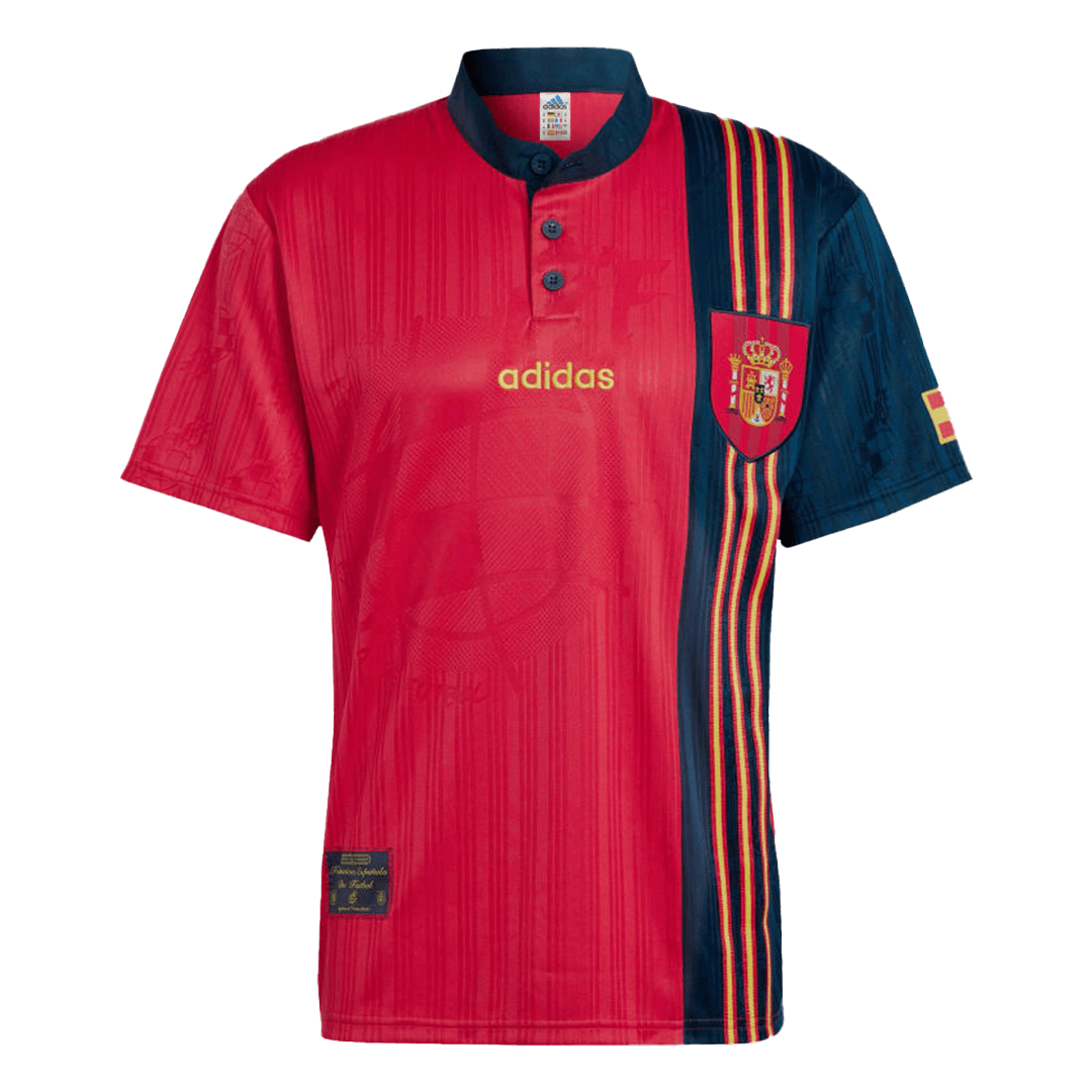 Retro Soccer Jersey Spain Home 1996