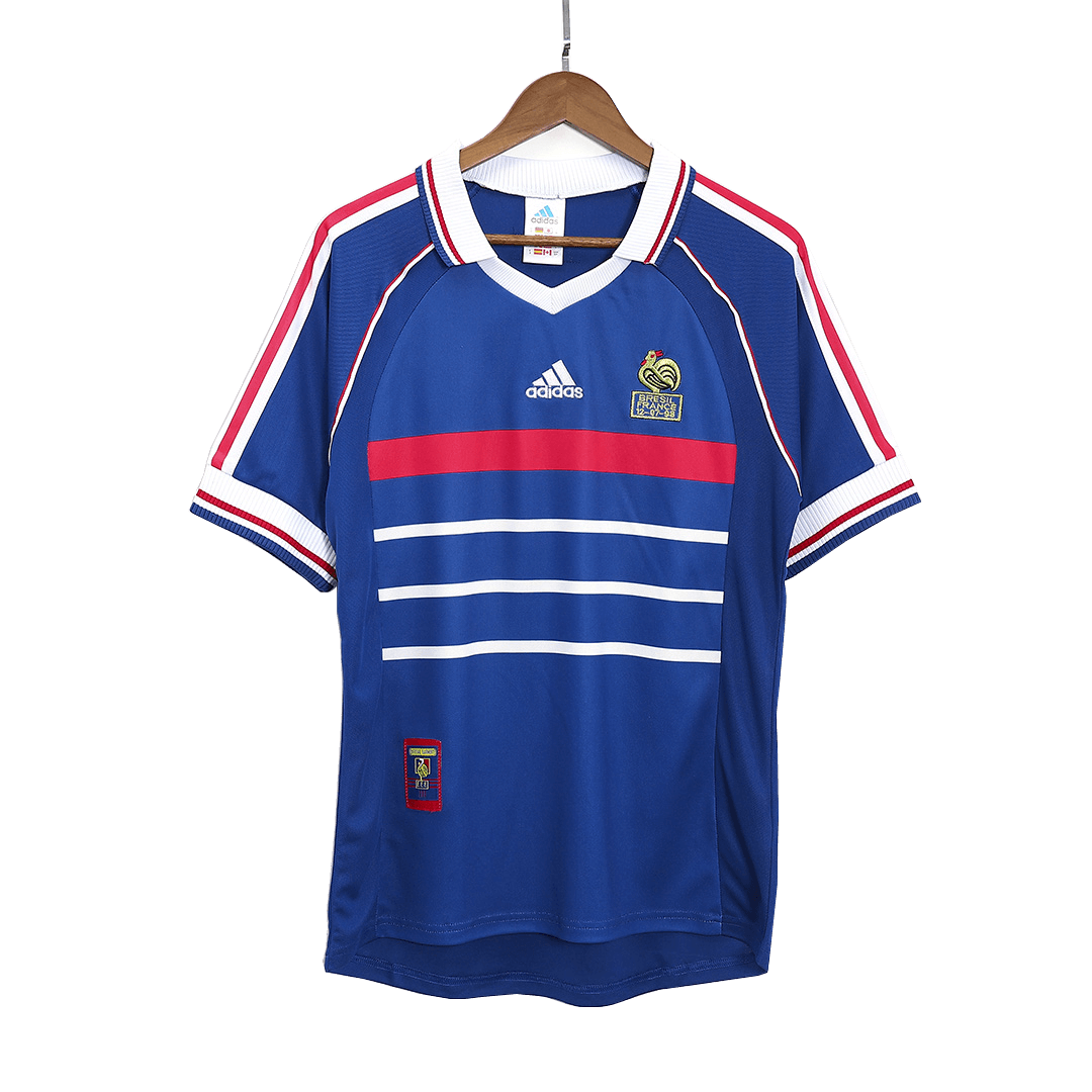 Retro Soccer Jersey France Home 1998