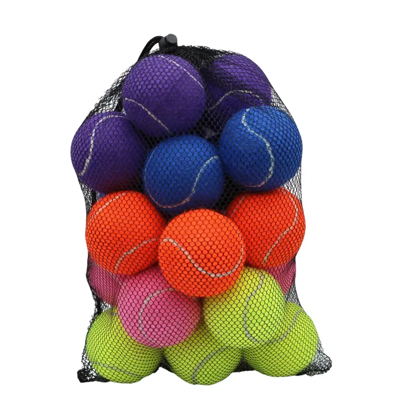 Professional-Grade Training Tennis Balls (20-Pack) – 2.58″ Diameter with Mesh Carry Bag
