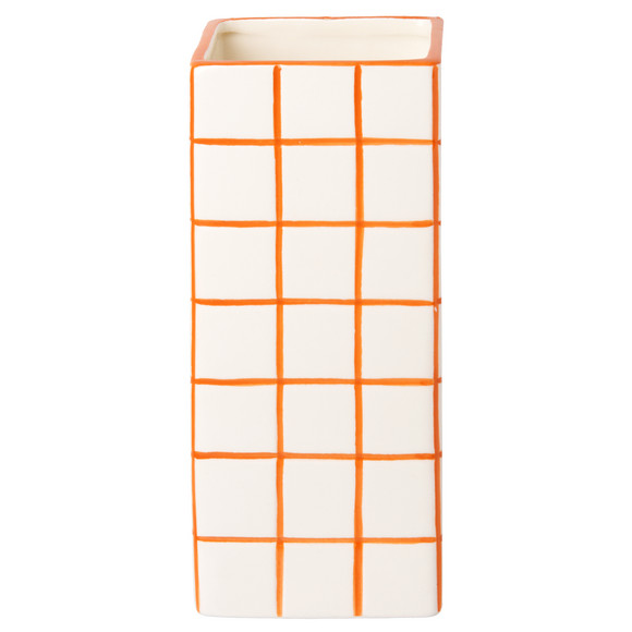 My Home Vase in gefliester Optik