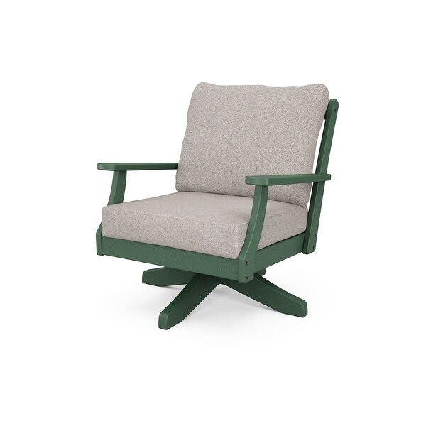 POLYWOOD Braxton Deep Seating Swivel Chair