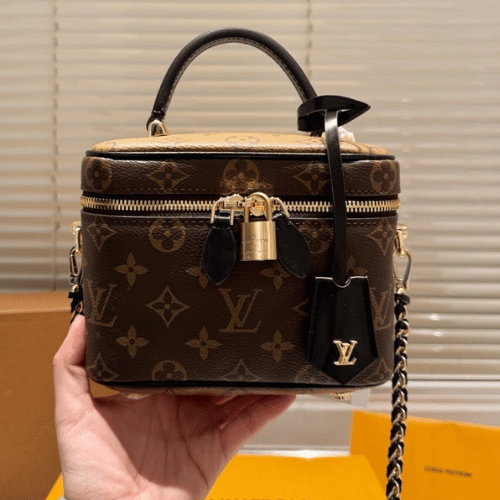 Louis Vuitton Vanity Pm Monogram Brown 7.5 Inches