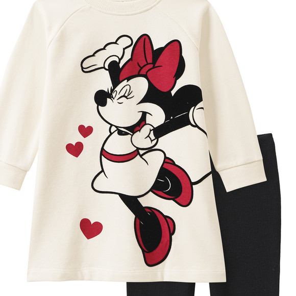 Topolino Minnie Maus Set mit Sweatkleid und Leggings