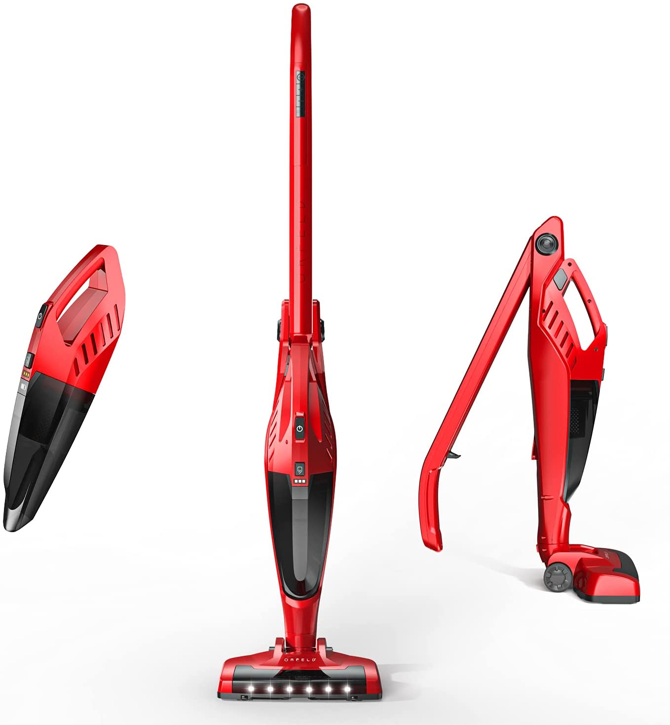 Cordless Vacuum, ORFELD Stick Vacuum Cleaner 4 in 1 Lightweight