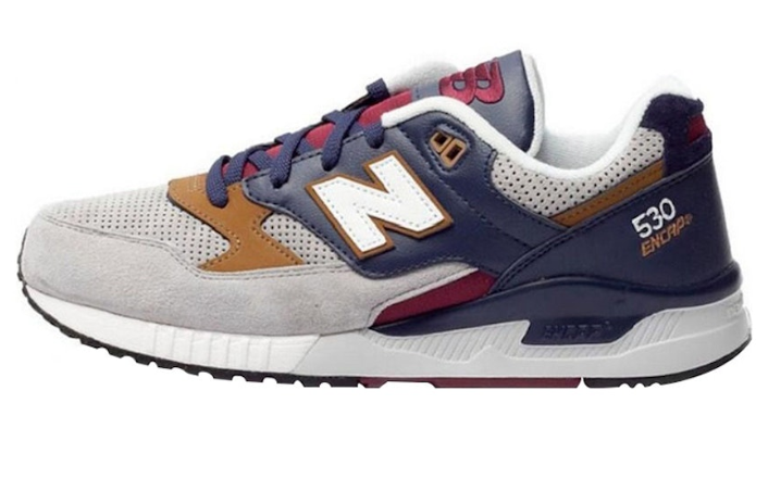 New Balance 530 Grey Stone Navy M530RWB Casual Running Shoes