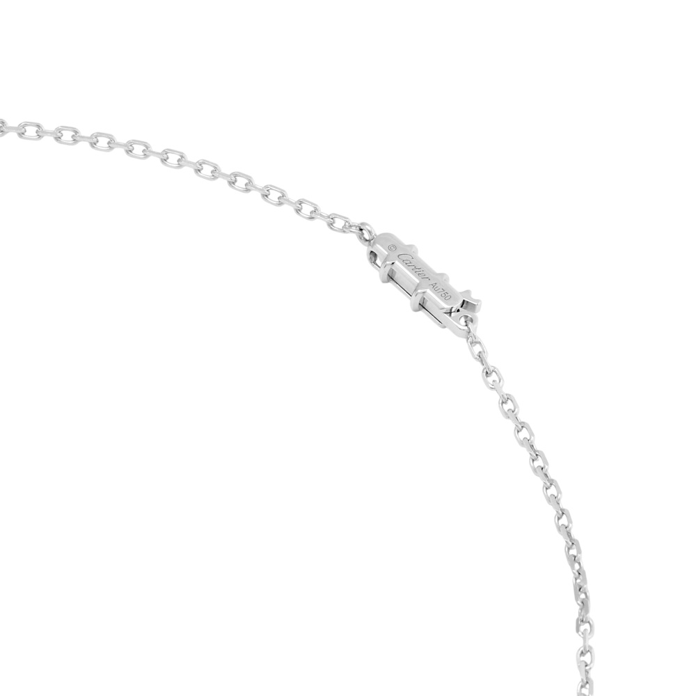 Cartier Agraf Necklace 18K White Gold Diamond N7424321