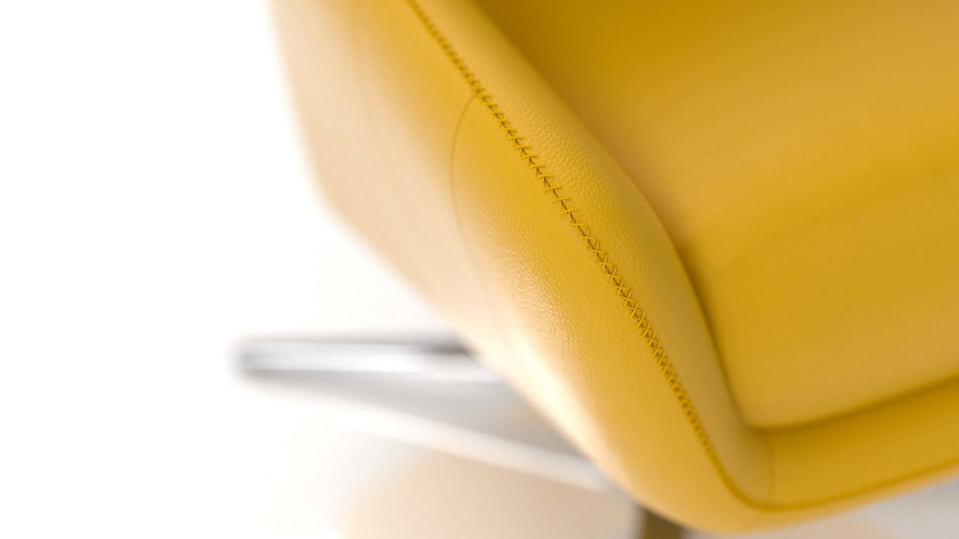 Jacob Accent Chair Light Gray | Eco Leather