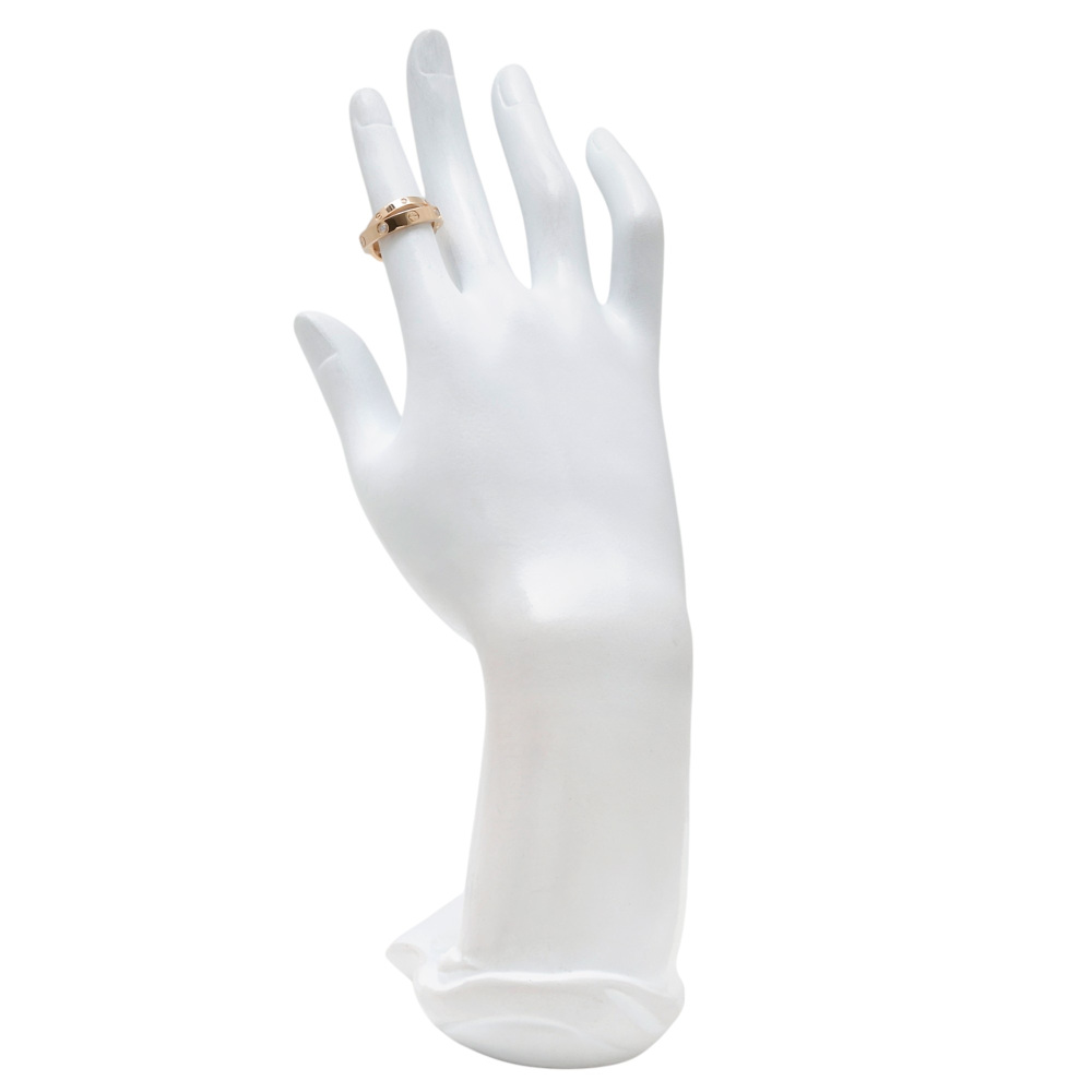 Cartier Be Love Ring 18K Rose Gold Diamond B4215600